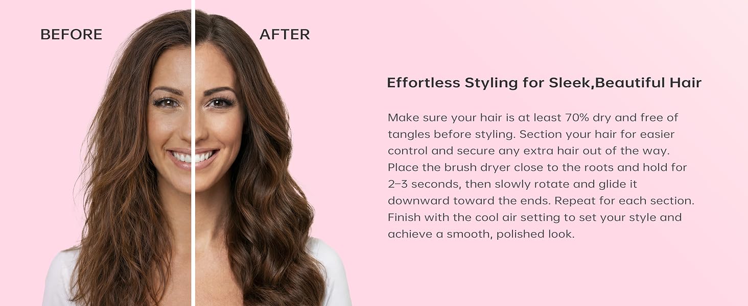 hair dryer brush