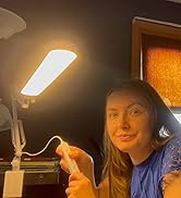 SKYLEO Desk Lamp - 31.5" Desk Light - 5 Color Modes X 11 Brightness Levels - Adjustable Swing Arm...