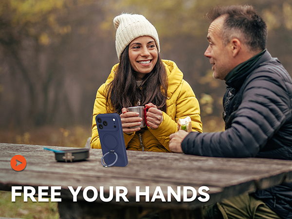 iphone 17 pro case with stand silicone slim compatible with magsafe