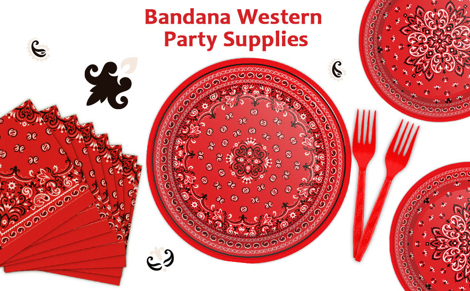 Bandana Western Party Supplies