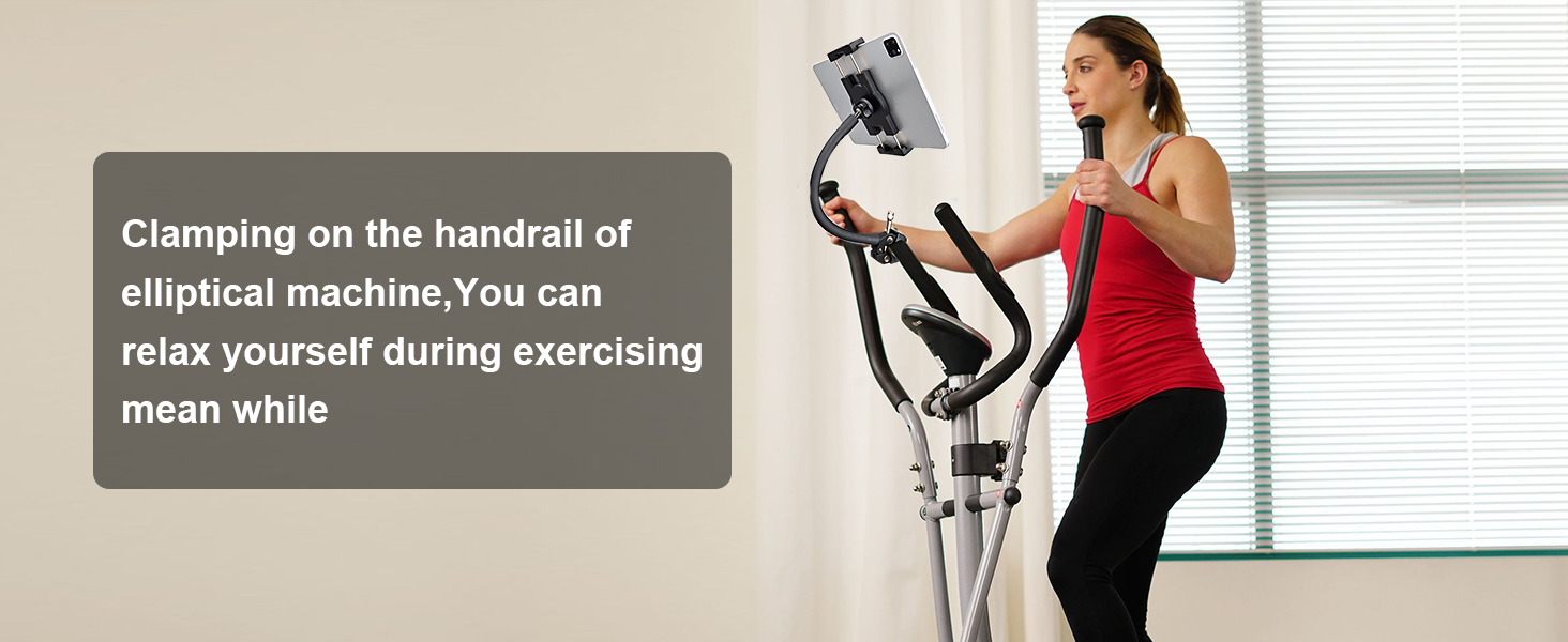 Elliptical tablet holder