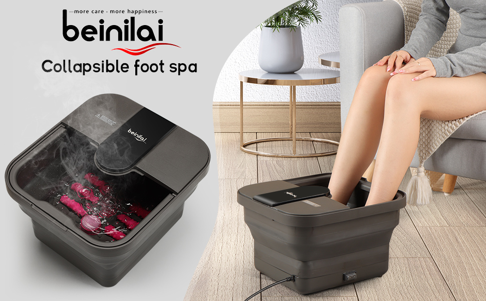 Collapsible foot spa