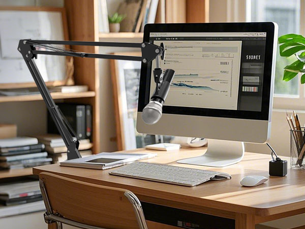 Easy-to-use Microphone Clip Holder