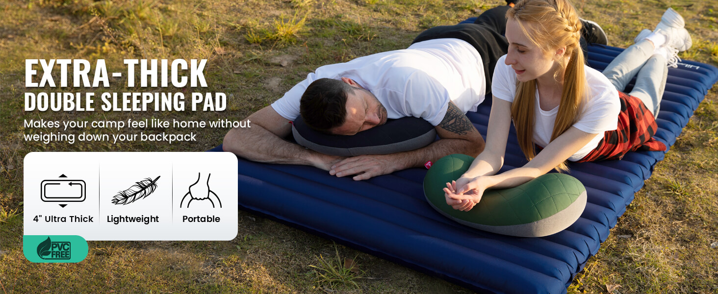 double sleeping pad