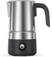 Milk Frother and Steamer [Upgraded], AMZCHEF All-in-1 Detachable Frother for Coffee 600W, Automat...