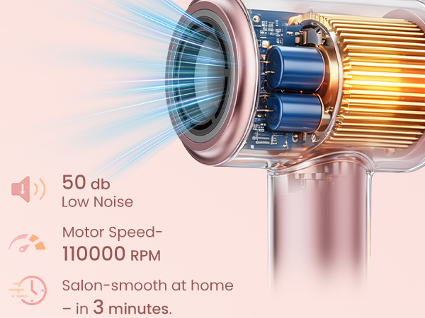 Family – 110,000 RPM motor, multiple modes; no more waiting in line.