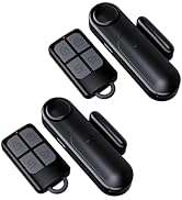 Window and Door Alarm When Opened for Kids Safety/Home Security, 2 Pack Sliding Door Sensor Alarm...