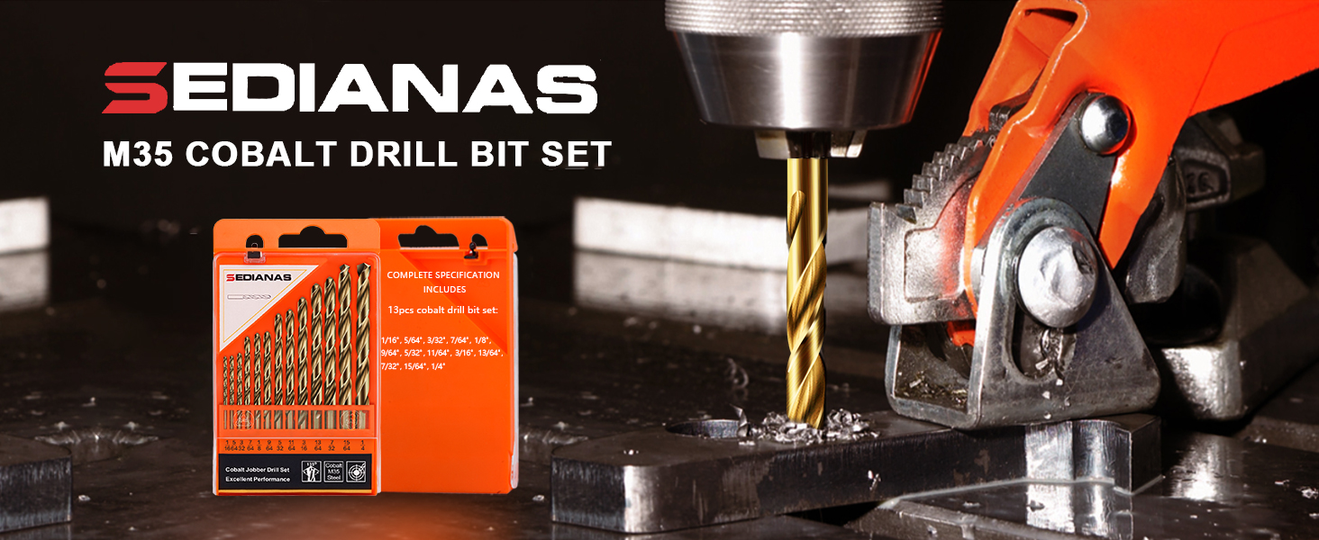 Cobalt Drill Bit Set