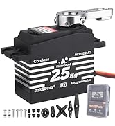 HobbyPark Waterproof 25KG RC Servo High Torque Coreless Motor Metal Gear Standard Digital Servo f...
