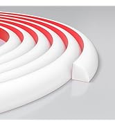 3/4 Inch Flexible Quarter Round Molding, Peel and Stick Rubber Floor Trim, Quarter Round Trim wit...