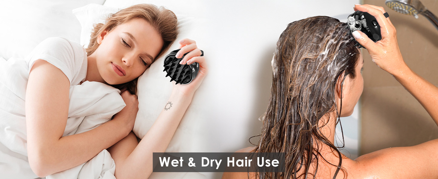 Wet Dry Hair Brush for Scalp Care