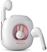 MIPOW Next-Gen x Miffy 2025 Wireless Earbuds, BT5.3 36H Playtime AI ENC Noise Cancelling IPX7, Bl...