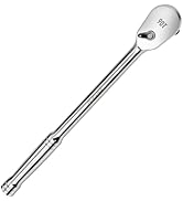 DISEN 1/2" Drive Ratchet,90-Tooth Ratchet Wrench with 14" Handle and Dust Proof Teardrop Enclosed...