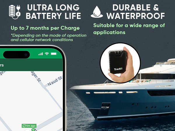 long battery life durable waterproof boat