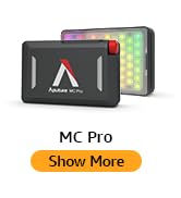 Aputure MC Pro Camera Lights,RGBWW LED Video Lights Lensed Mini LED Panel Full Color Portable Pho...