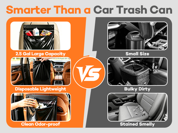 Hanging Car Trash Bags