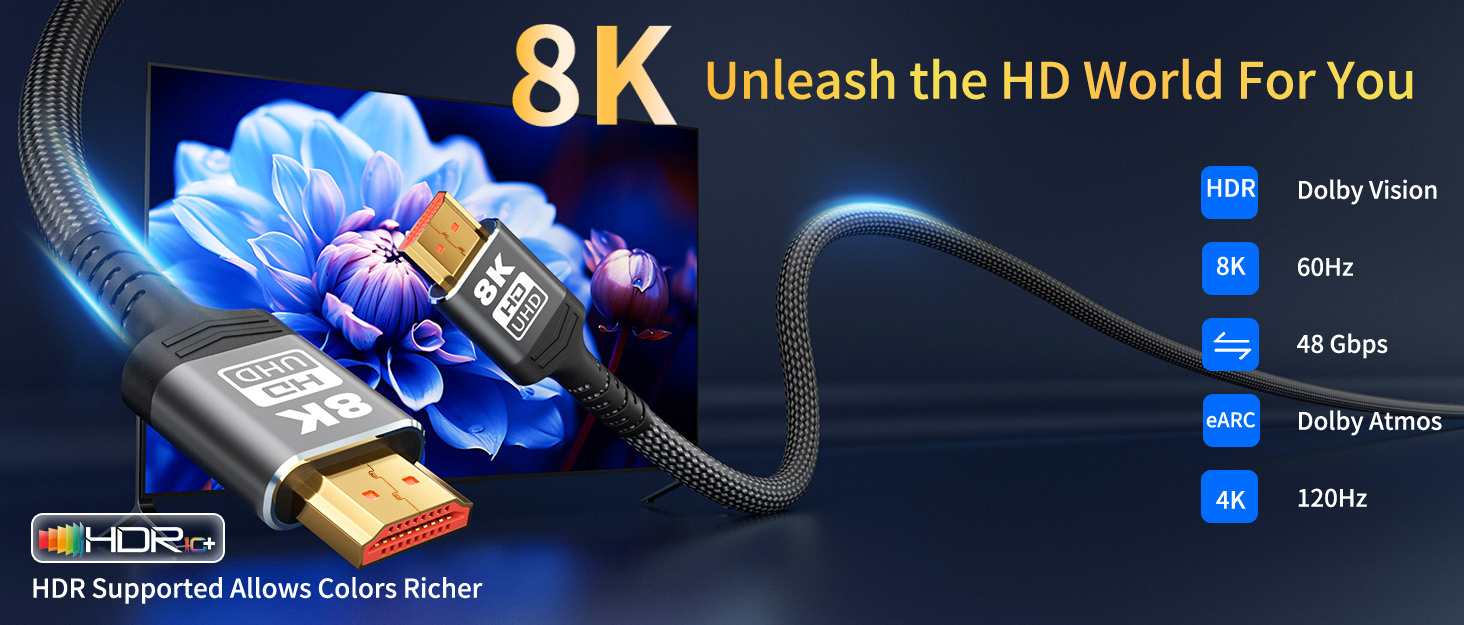hdmi cable 4ft zeskit hdmi 2.1 cable 3 foot hdmi cable hdmi 2.1 cable 15 ft 15&amp;#39; hdmi cable 4k hdmi