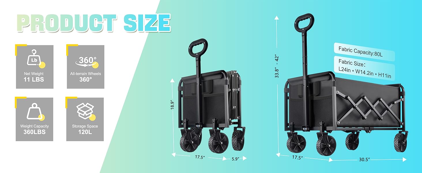Foldable Wagon Carts