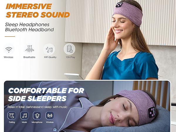 bluetooth headband for sleeping