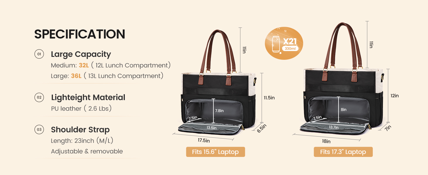 LOVEVOOK Lunch Tote Bag for Women, Insulated Lunch Bag, Large Capacity Teacher Nurse Bag for Work