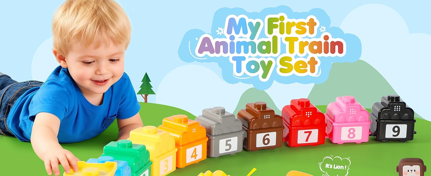 Montessori Learning Toys for 1 2 3 Years Old Boy Girl Toddler