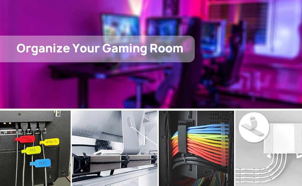 28 Self Adhesive Cable Clips