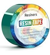 Resiners Resin Tape for Epoxy Resin Molding - 2IN W x 120FT L - Thermal Adhesive Tape, High Tempe...