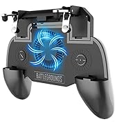 COOBILE Gaming Grip with Portable Charger Cooling Fan,for PUBG Mobile Controller L1R1 Mobile Game...