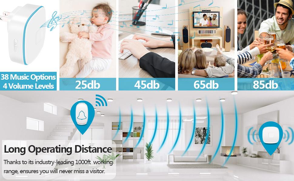 Waterproof Door Bell Chime Kit