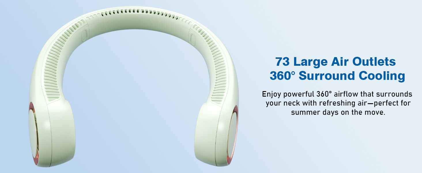 rechargeable neck fan