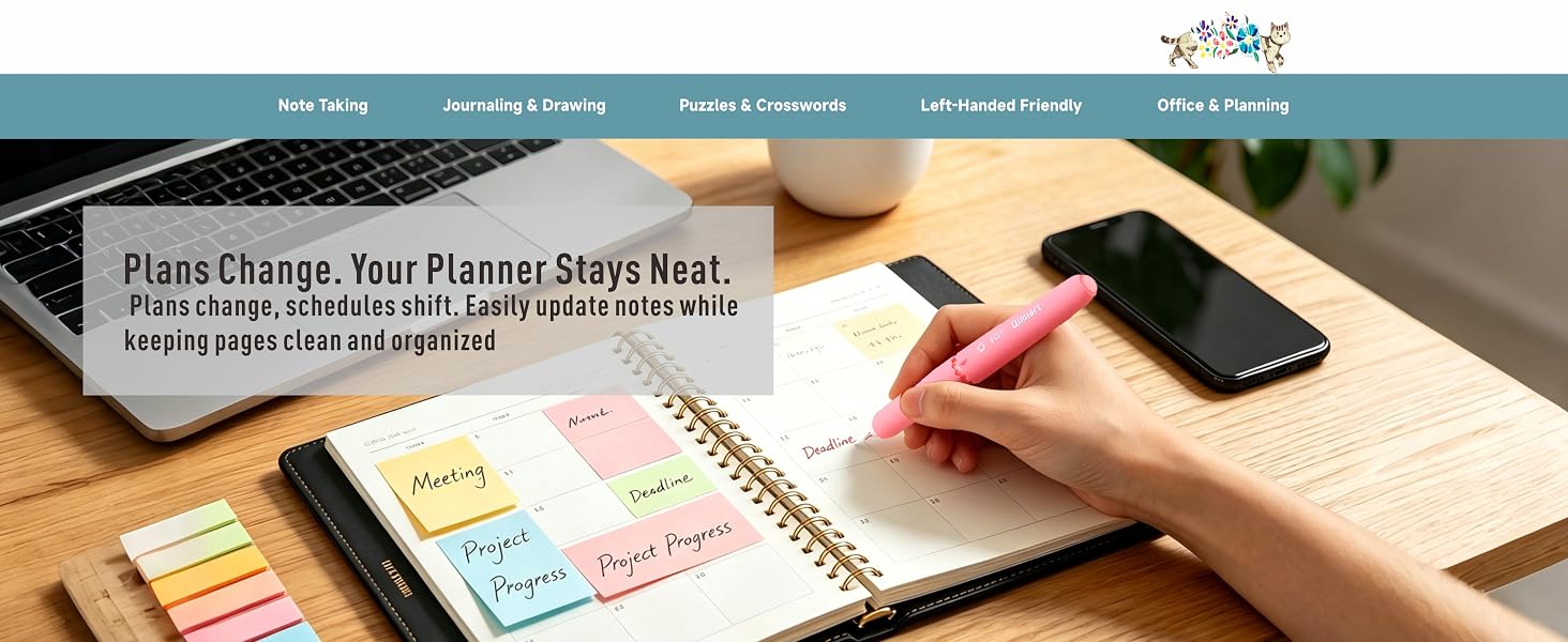 Plans Change. Your Planner Stays Neat.