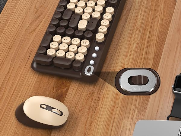 Wireless Keyboard and Mouse Combo