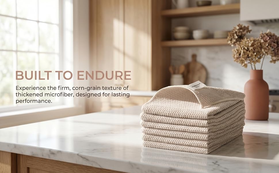 corn-grain texture ofthickened microfiber
