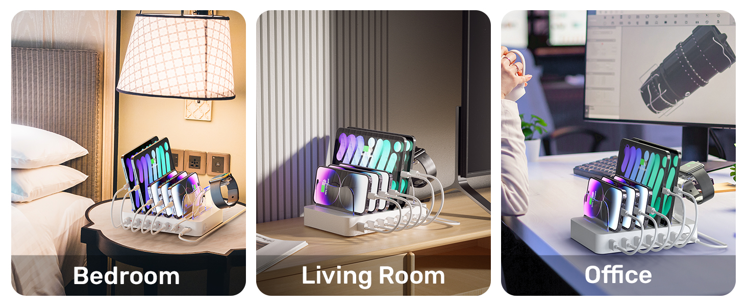 USB Charger Station for Multiple Devices