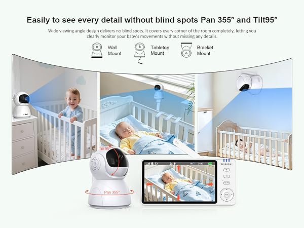 baby monitor with camera and audio