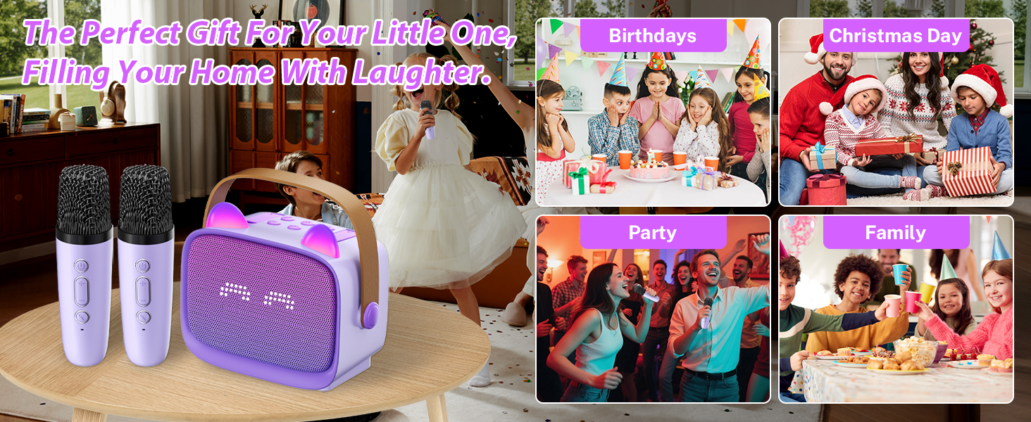 kids karaoke machine for girls