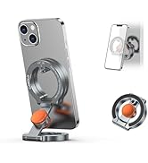 Magnetic Phone Stand with Spinner,Dual Rings Holder,360° Magnetic Phone Ring Grips,Compatible wit...