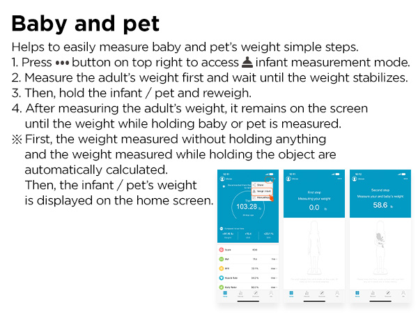 mooas smart scale body digital bathroom scale smart body scale