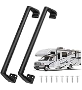 ESUDNT RV Grab Handle Handrail, Matte Black Grab Bar Aluminum Assist Rail for Camper Trailer Boat...