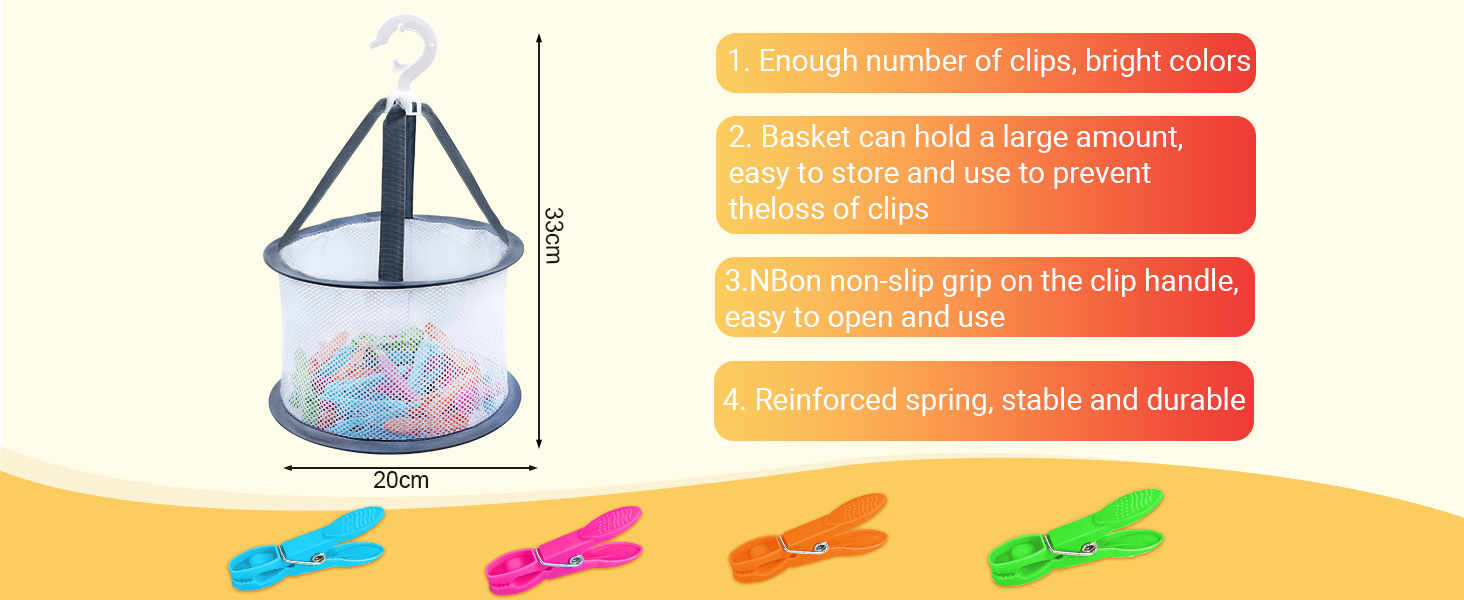 clothespins with basket
