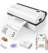 Rongta Bluetooth Thermal Shipping Label Printer, Wireless 4x6 Shipping Label Printer for Packages...