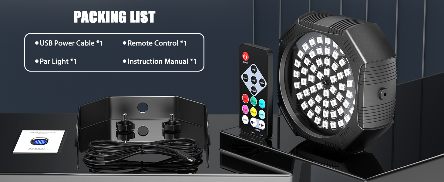 wireless stage par can lights uplights