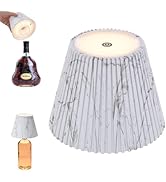 WILIT Wireless Bottle Lamp Shades for Table Lamps, 3 Level Brightness Touch Night Light, Recharge...