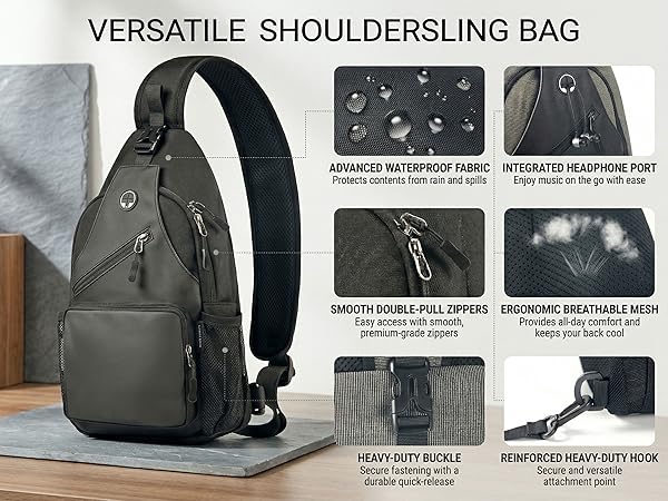 anti theft crossbody bag