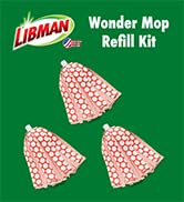 cone mop refill, mop replacement, mop head, red and white mop, green mop, mop and bucket for home