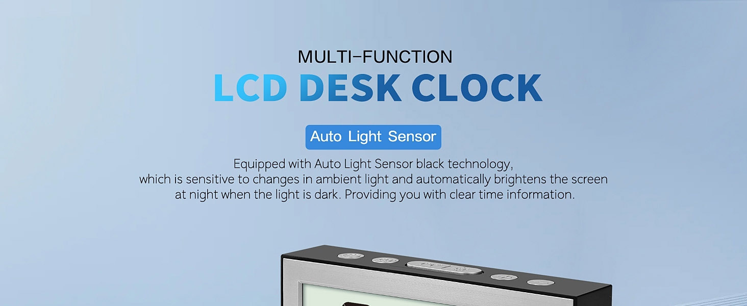 Zonopy Digital Alarm Clock with LED Display