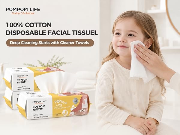 disposable face towel