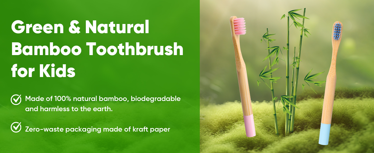 kids toothbrush bamboo toothbrushes