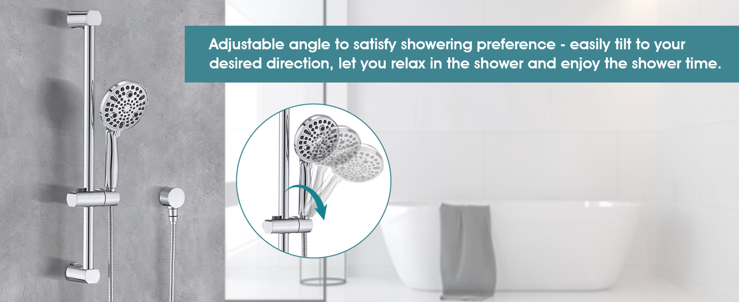 Hand Shower with Slide Bar