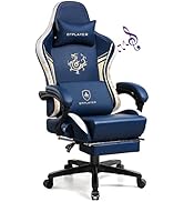 GTPLAYER Gaming Chair with Bluetooth Speakers and Footrest, Dragon Series Video Game Chair ,Heavy...